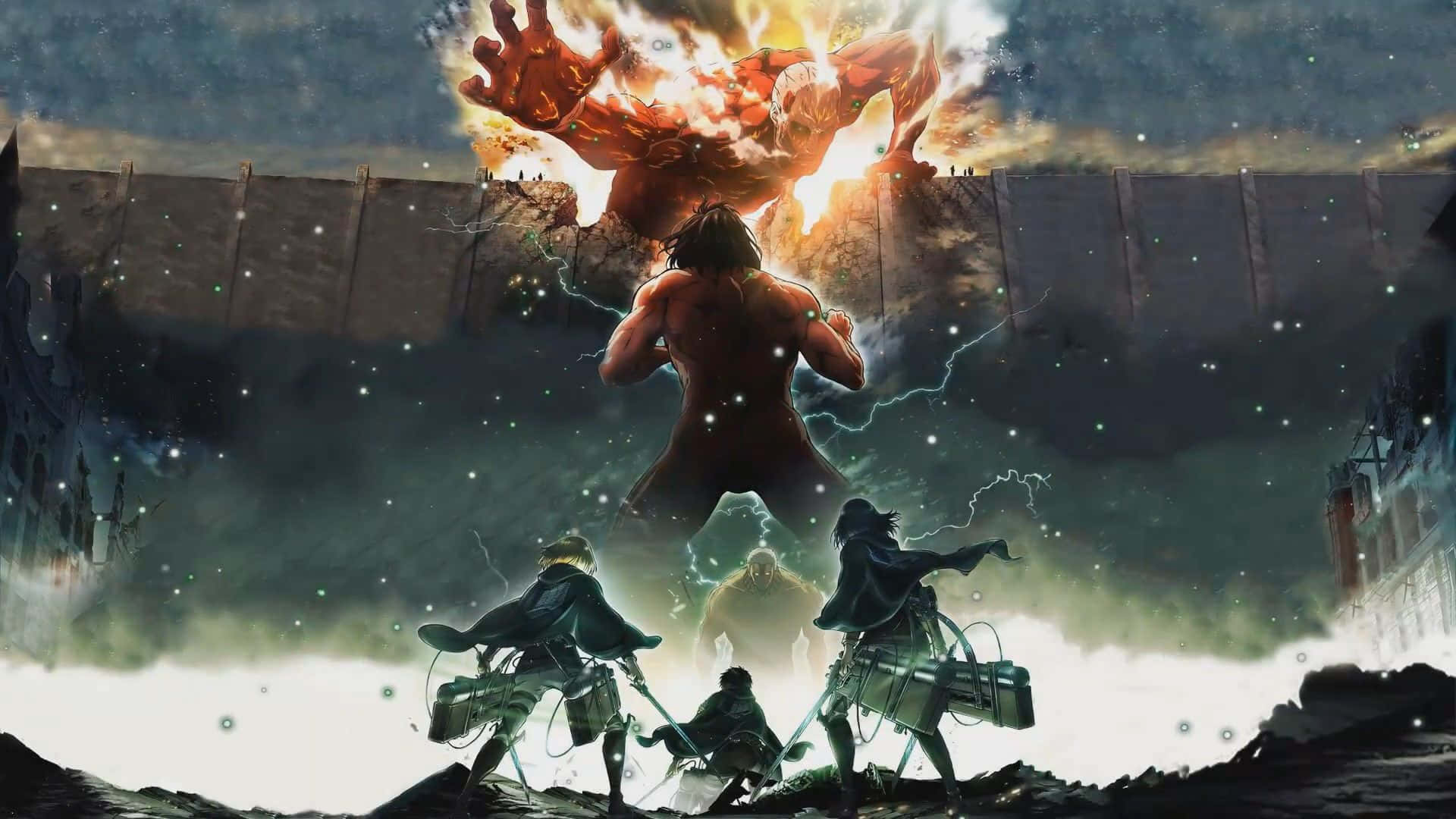 The world hangs in the balance as Attack on Titan Season 3 Comes to a Climax. Wallpaper