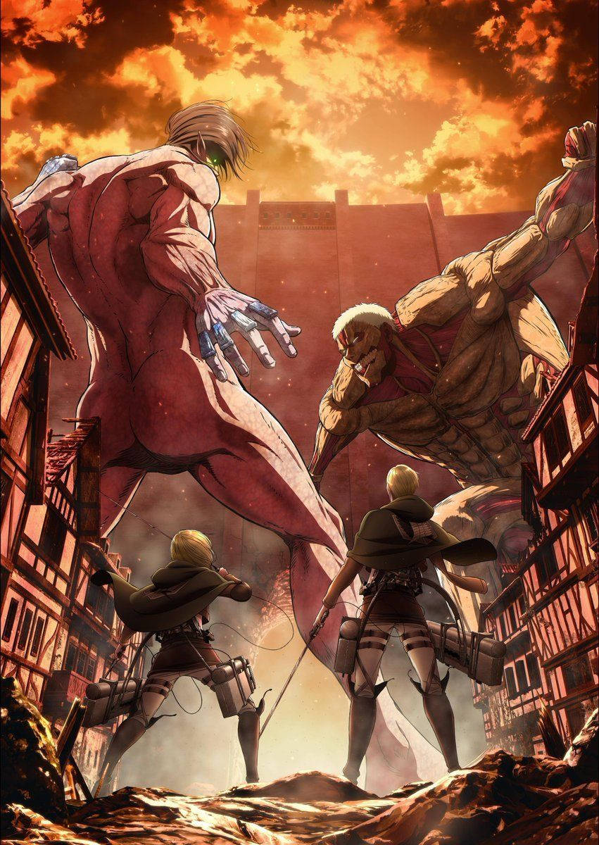 Attack On Titan Season 4 Titan Fight Wallpaper