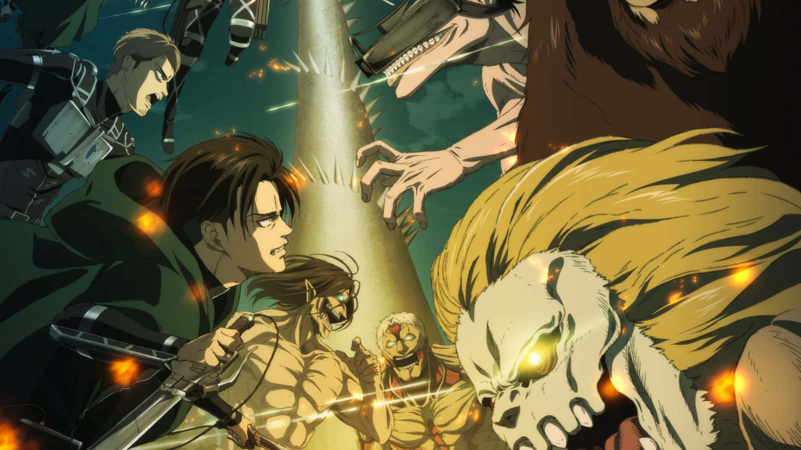 Witness The Final Chapter of Attack On Titan Wallpaper