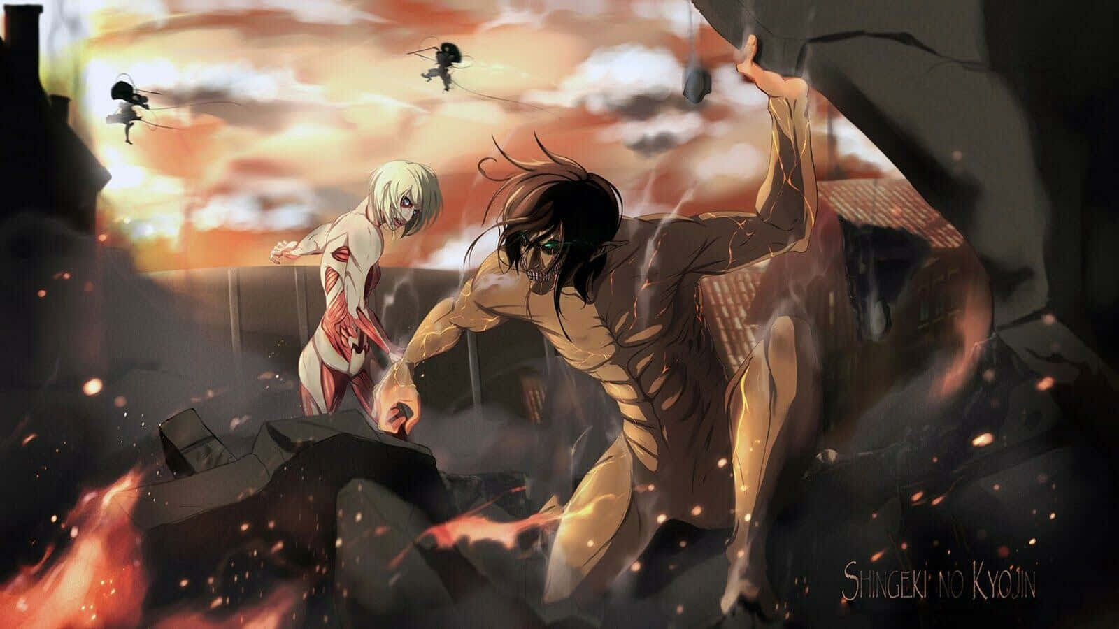 Eren Jaeger vows to save humanity in Attack On Titan The Final Season Wallpaper