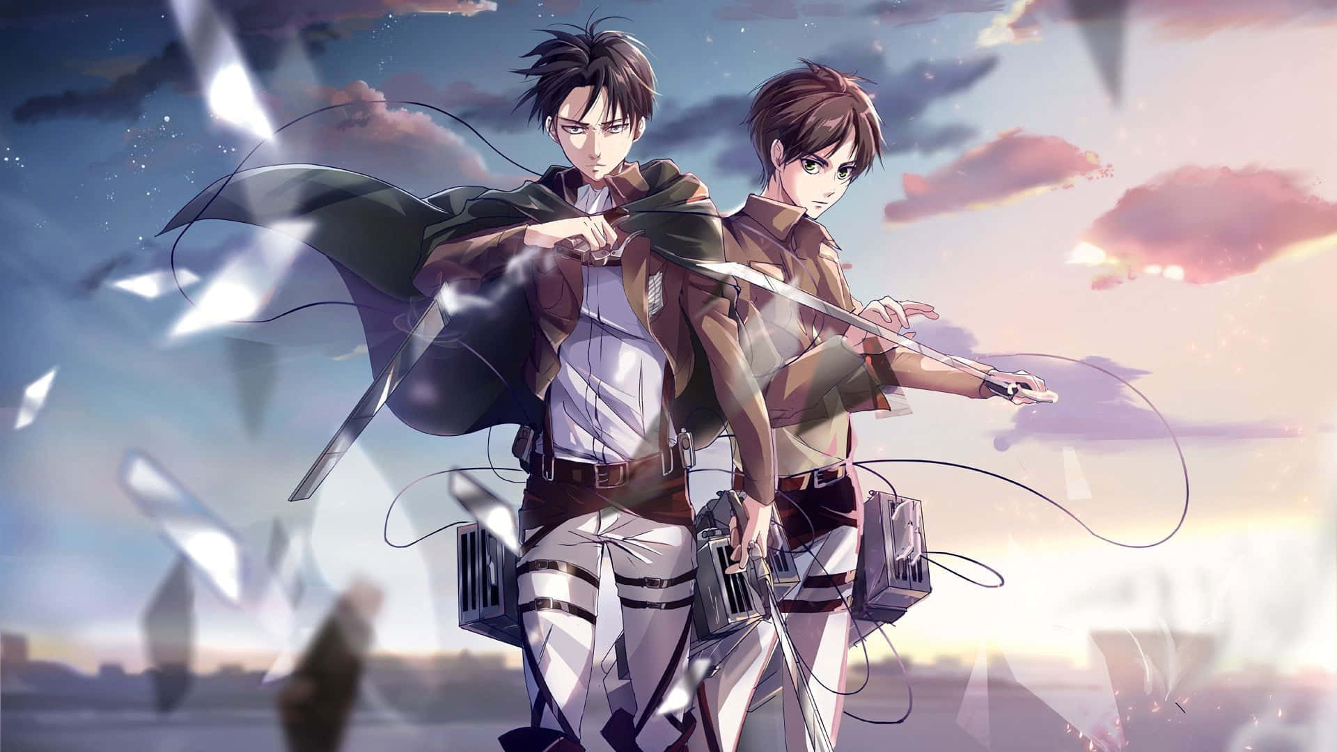 "Fight for freedom with Titan Eren" Wallpaper