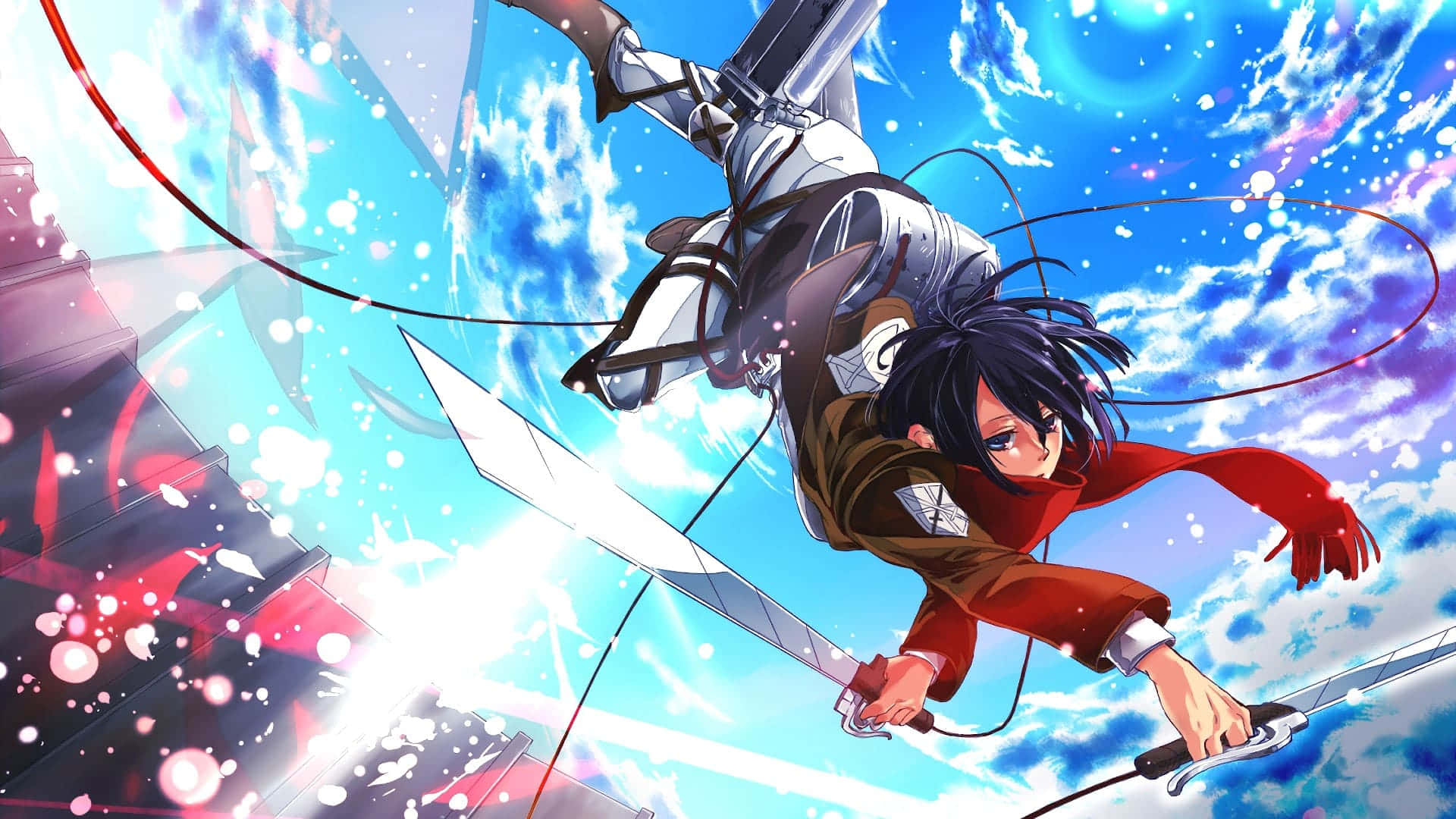 Unleash your inner Titan in Attack On Titan Video Game Wallpaper