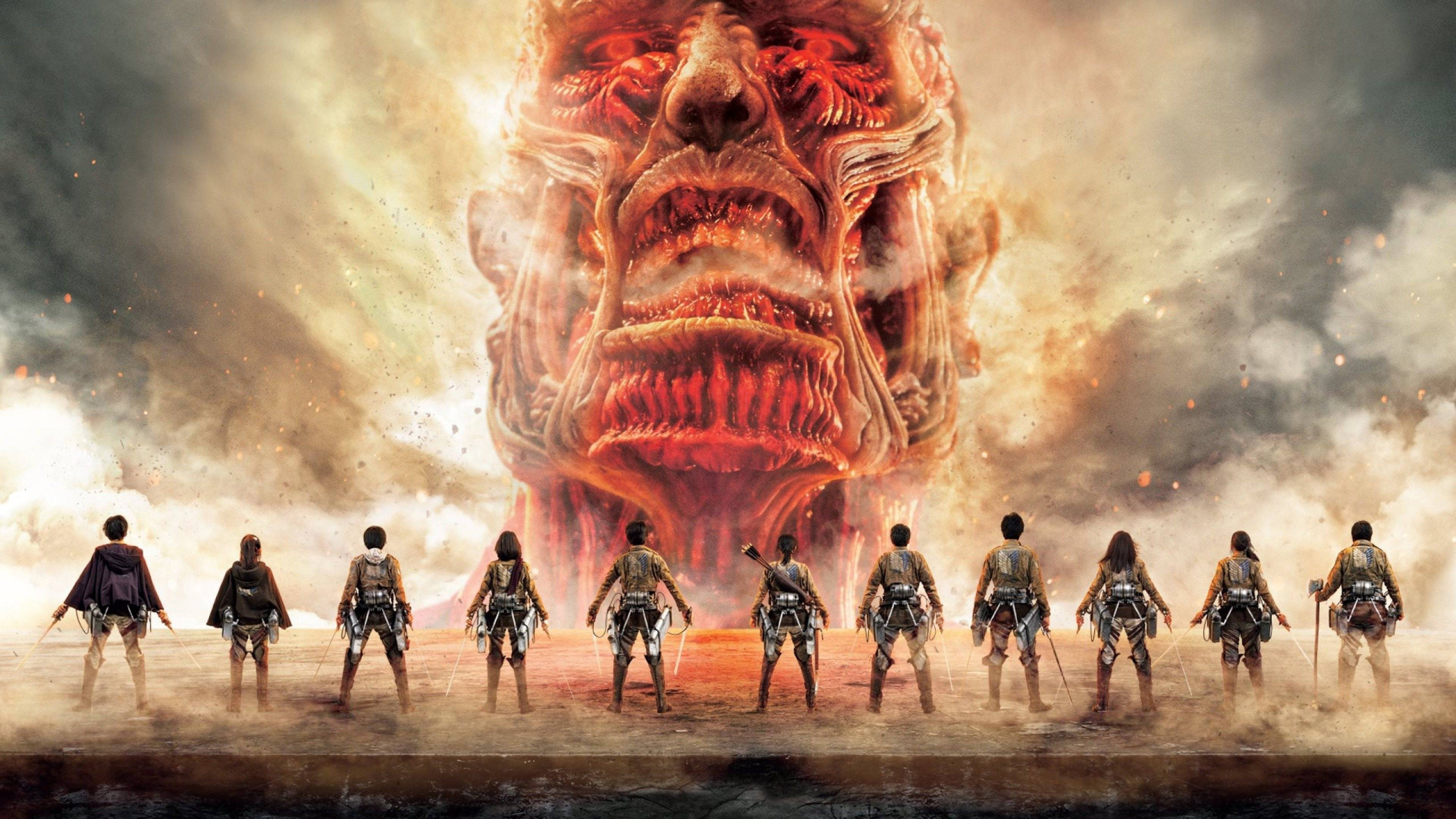 Attack On Titans 4k Face Of Titan Wallpaper