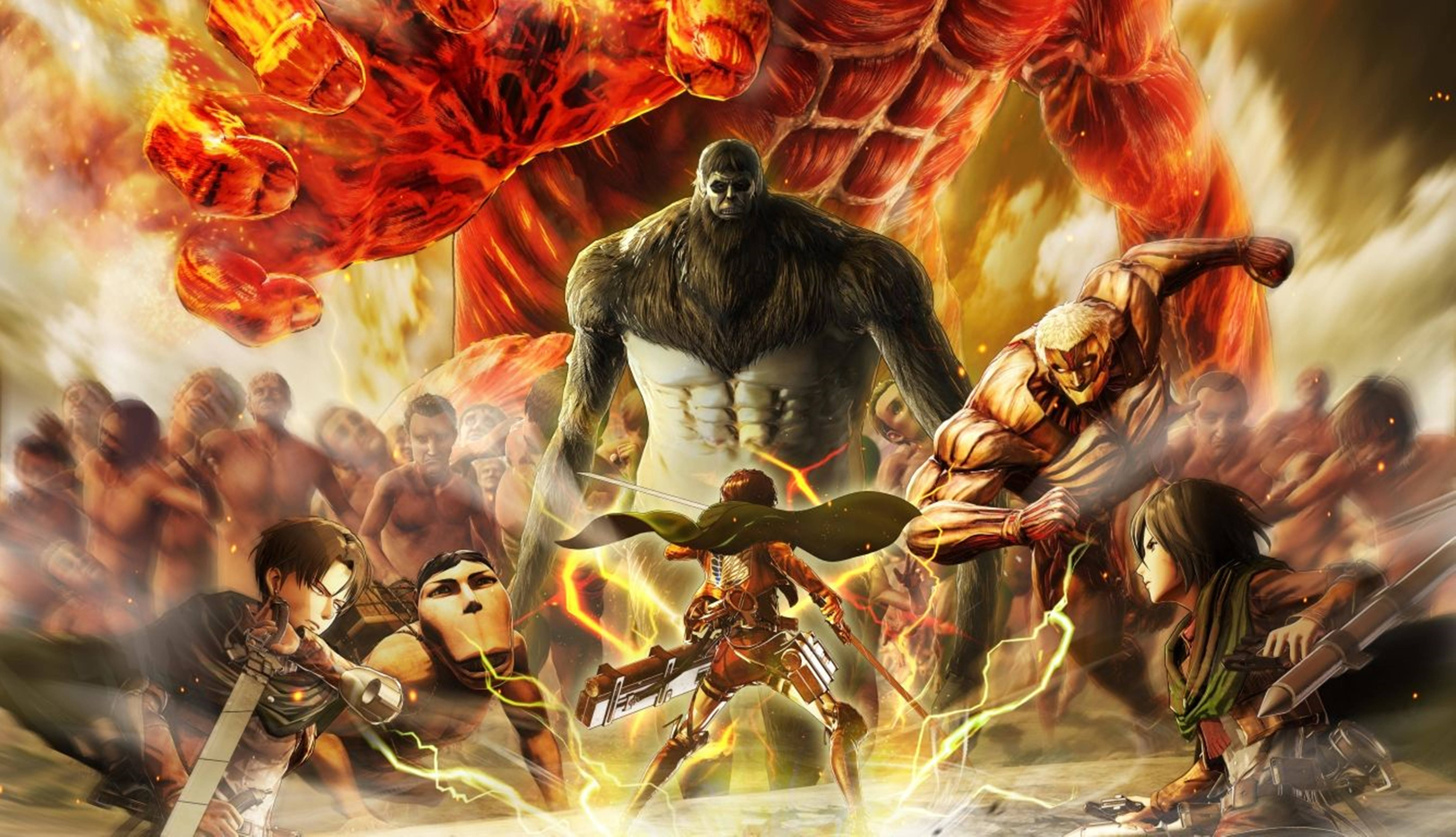 Attack On Titans 4k Human Eater Titans Wallpaper
