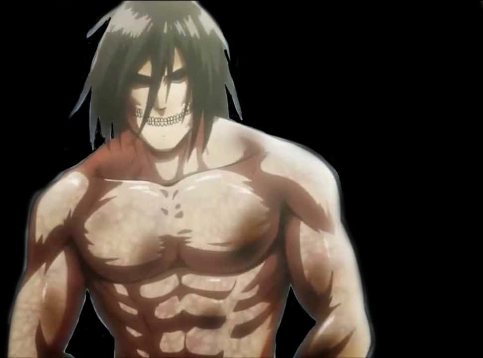 Attack Titan Eren Yeager Anime Character PNG