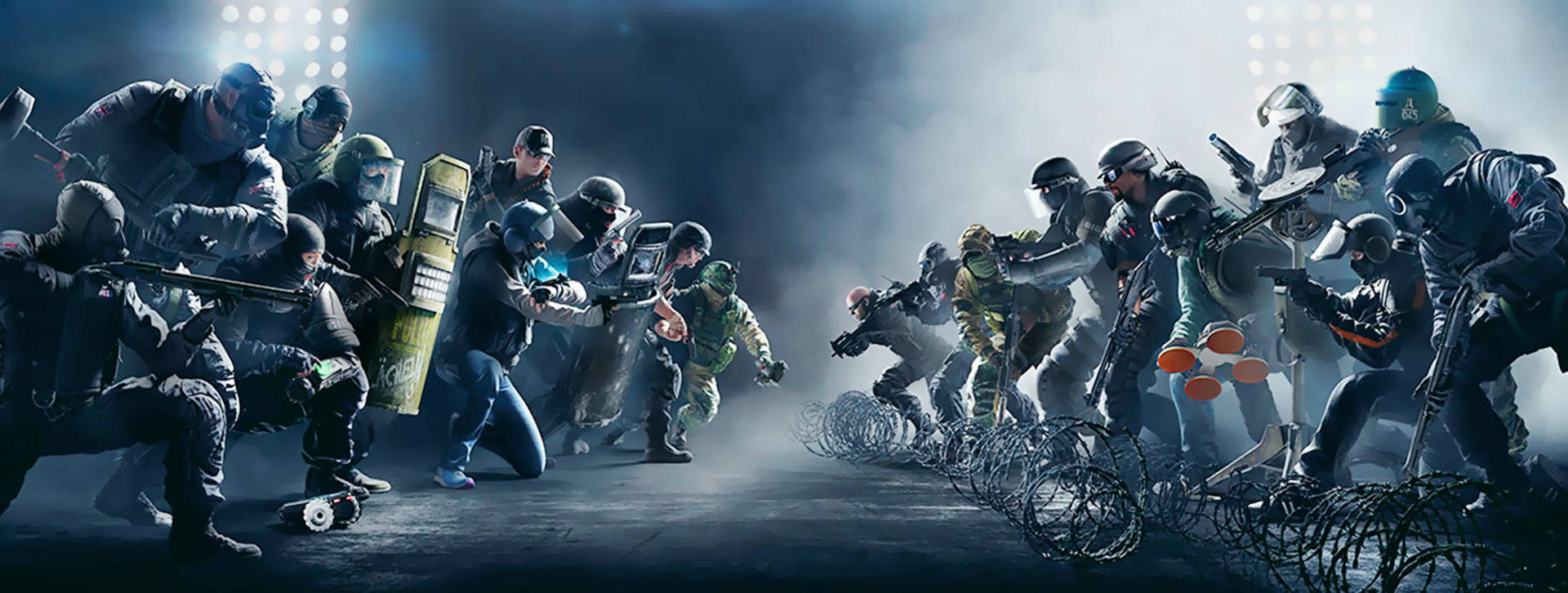 Attackers and defenders come together in Rainbow Six Siege Wallpaper