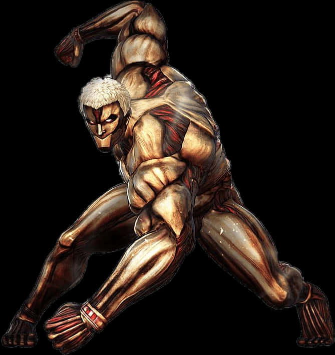 Attackon Titan Armored Titan Readyfor Battle PNG