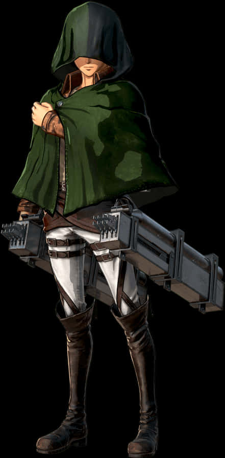 Attackon Titan Scoutwith Gear PNG