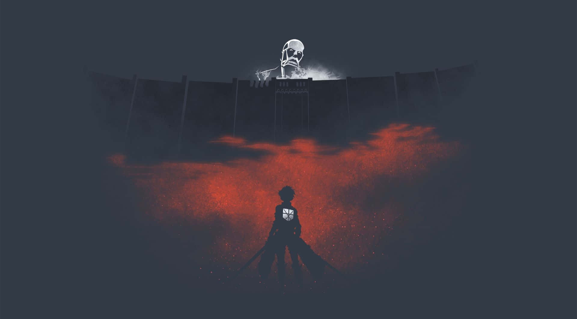 Attackon Titan Silhouette Standoff Wallpaper