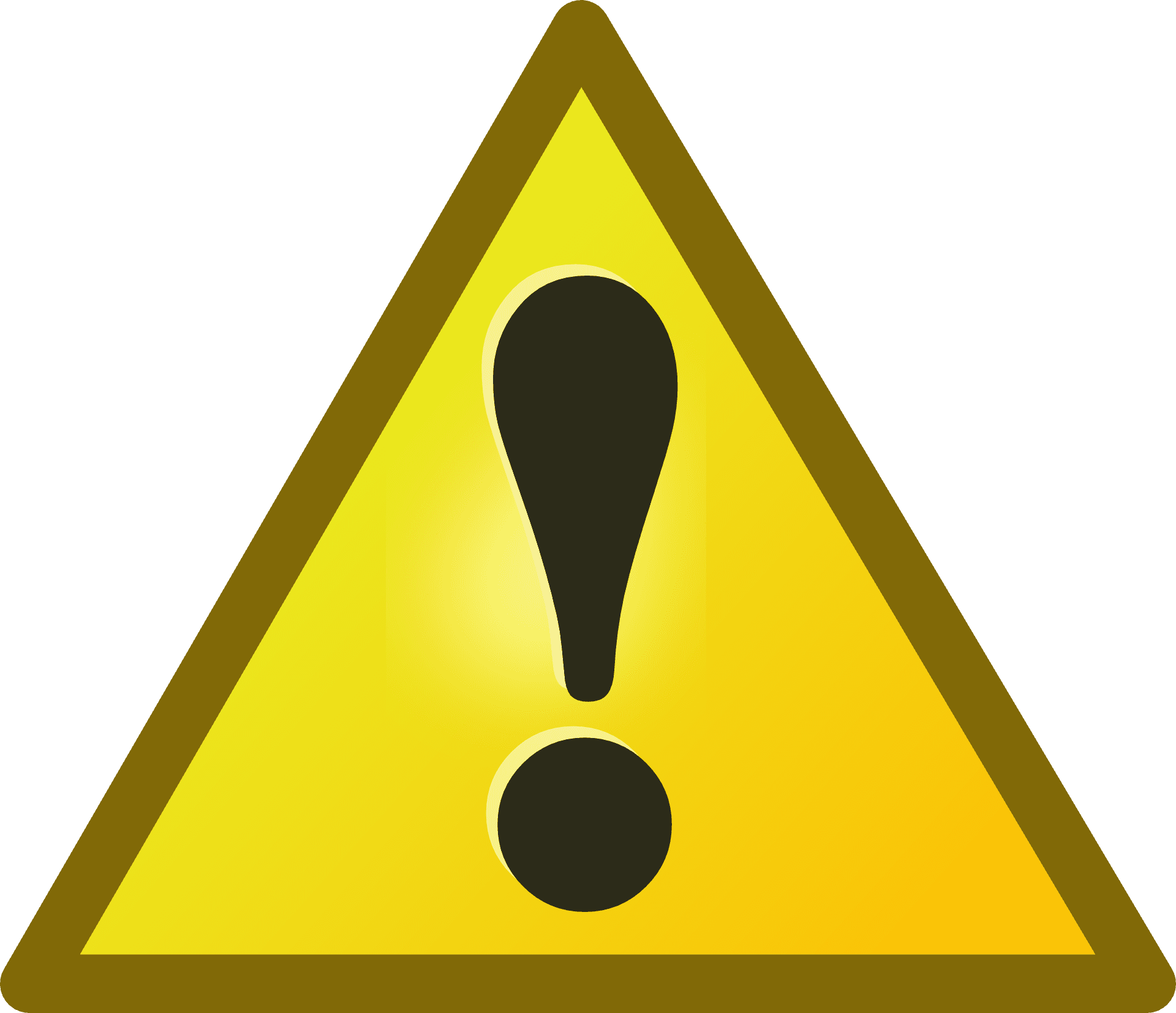 Attention Alert Sign Graphic PNG