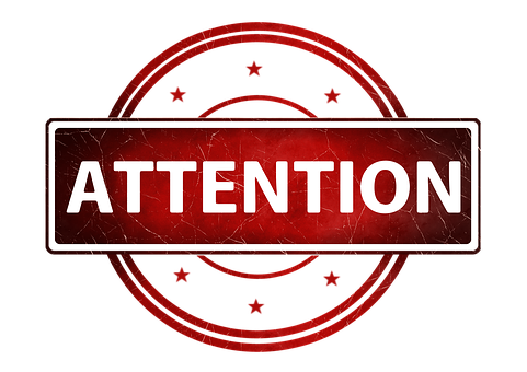 Attention Sign Graphic PNG