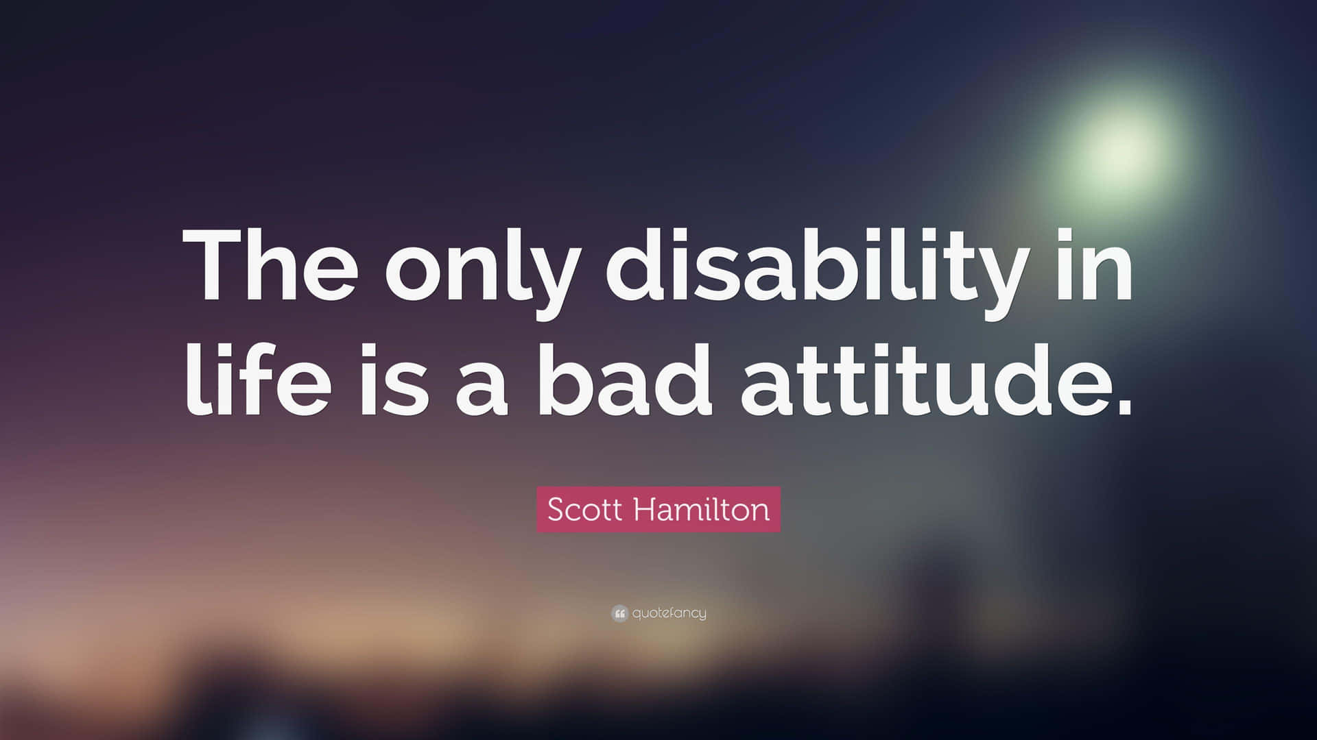 Dårlig Attitude Handicap Billede