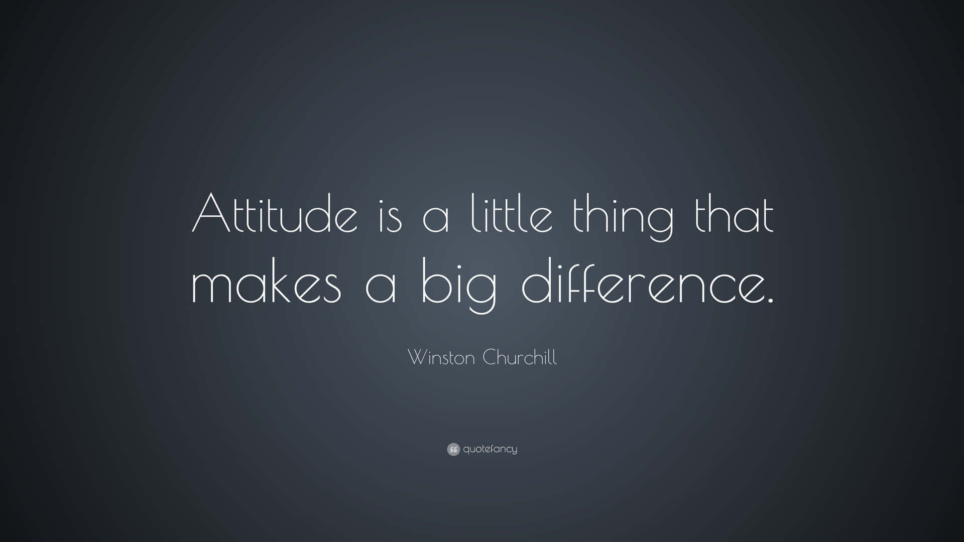 Attitude Winston Churchill Picture