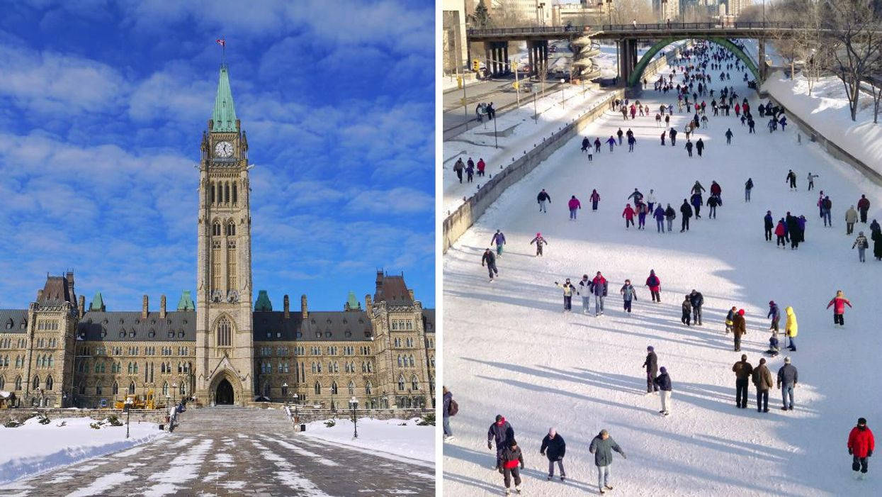 Attractions In Ottawa, Ontario During Winter Wallpaper