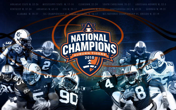 Auburn Football National Champions Picture