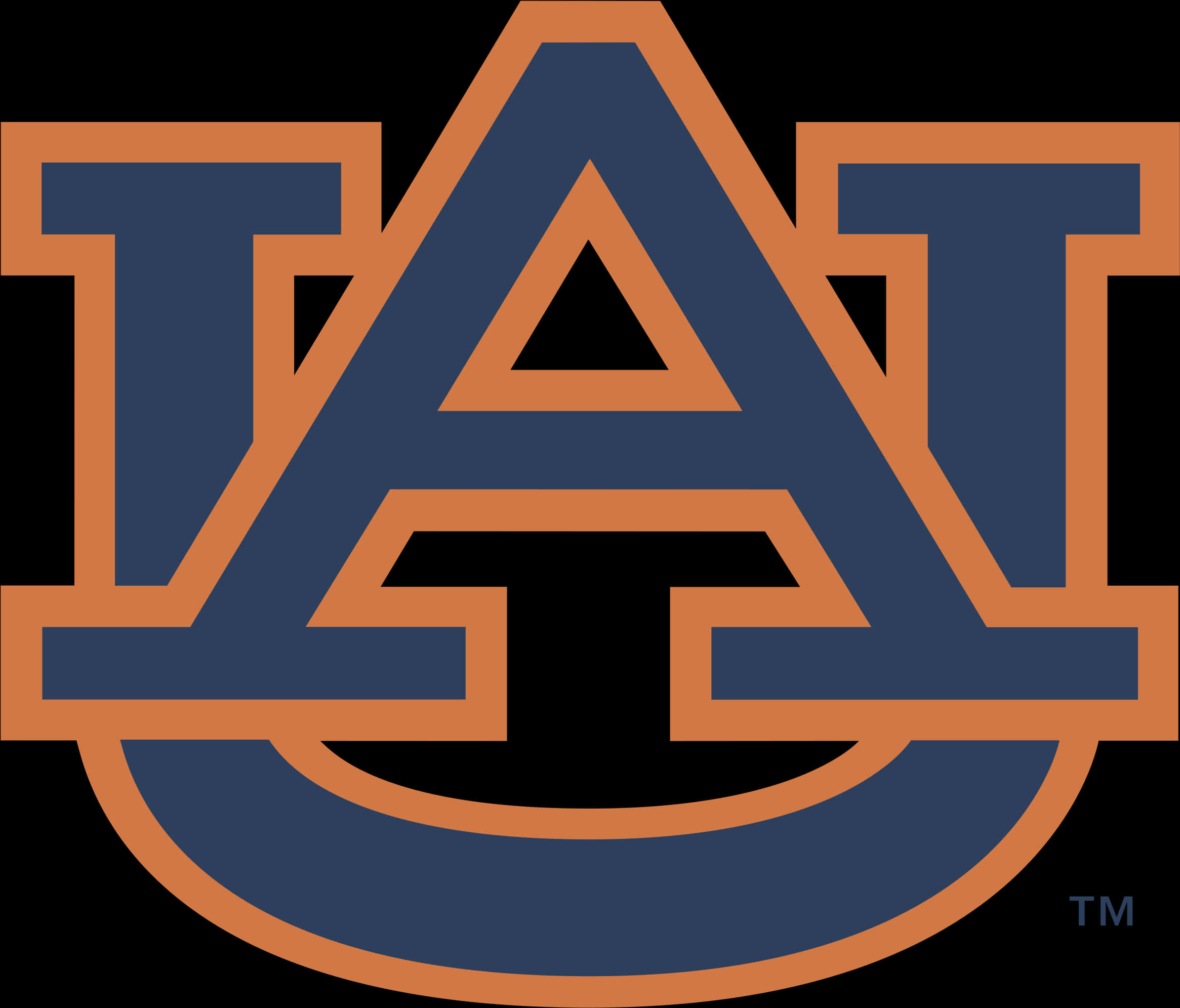 Auburn University Interlocking A U Logo PNG