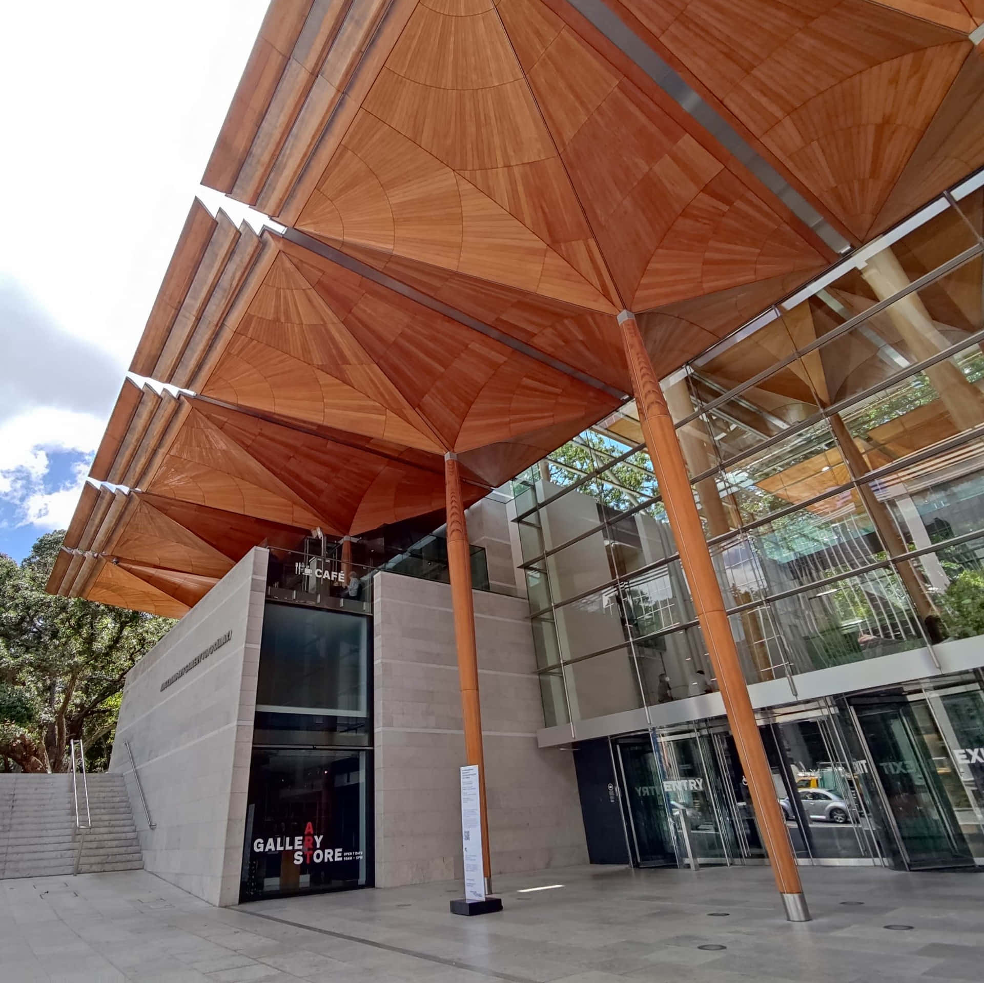 Auckland Art Gallery Entrance Wallpaper