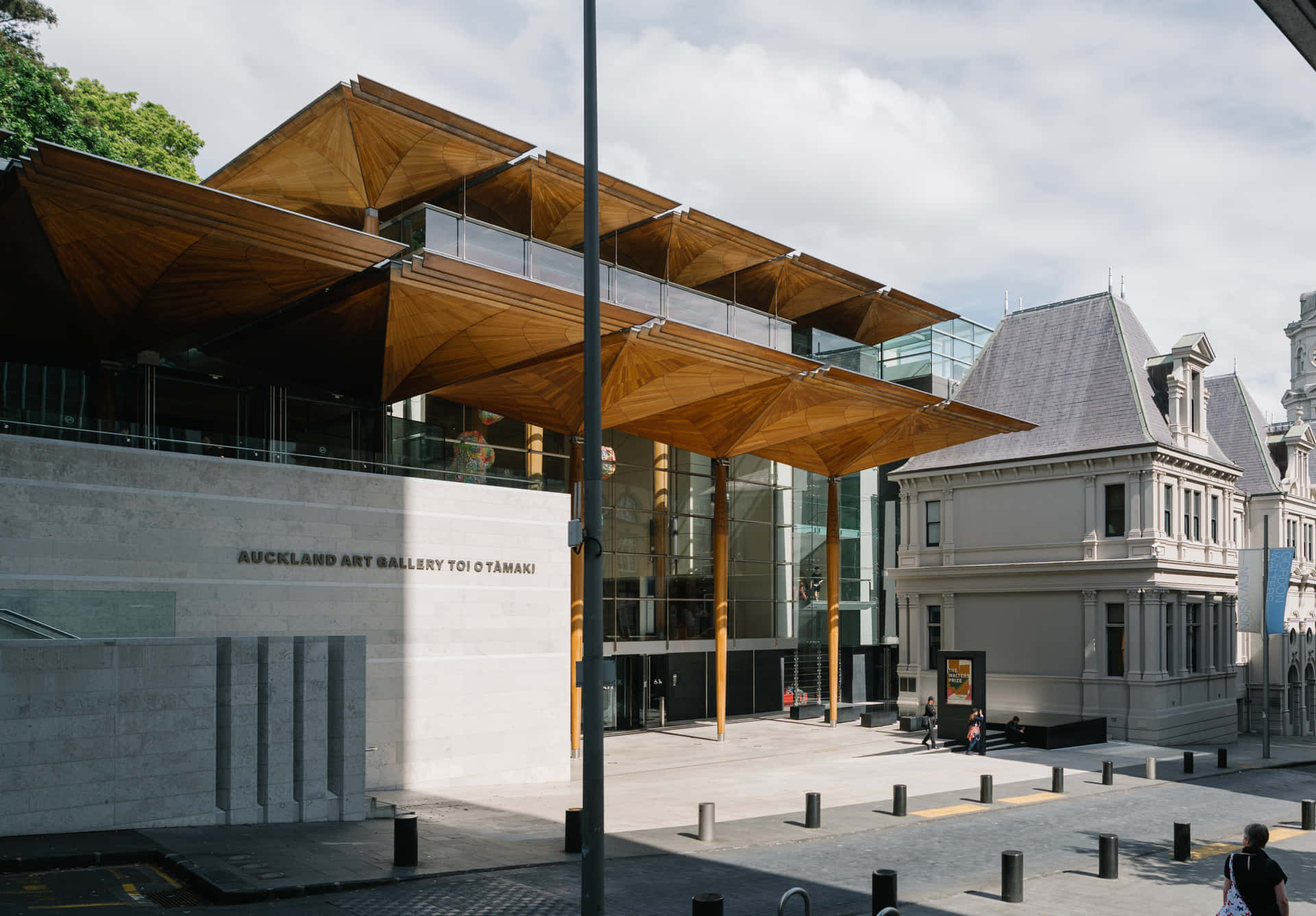 Auckland Art Gallery Exterieur Achtergrond