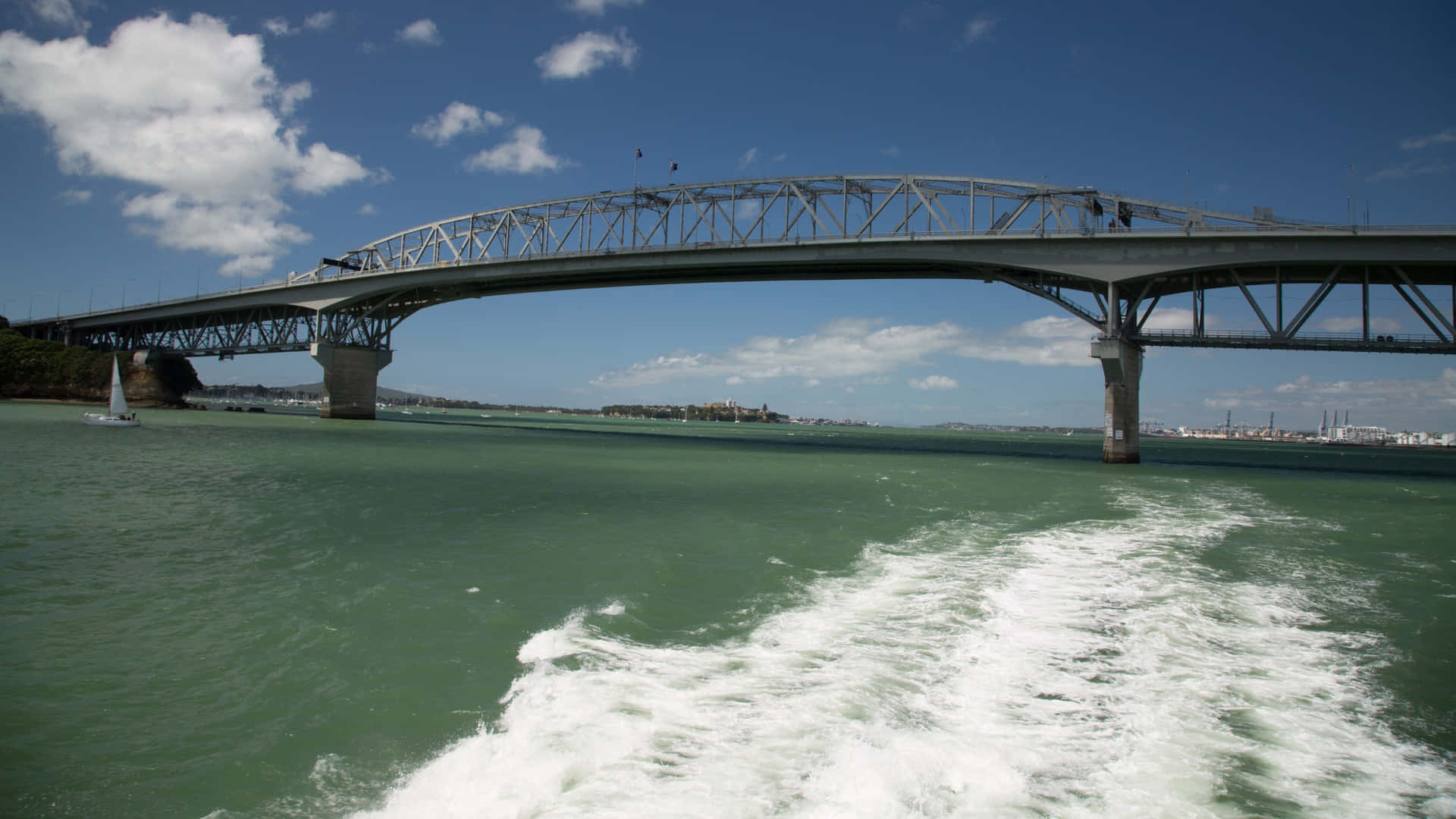 Auckland Harbour Bridge View Wallpaper