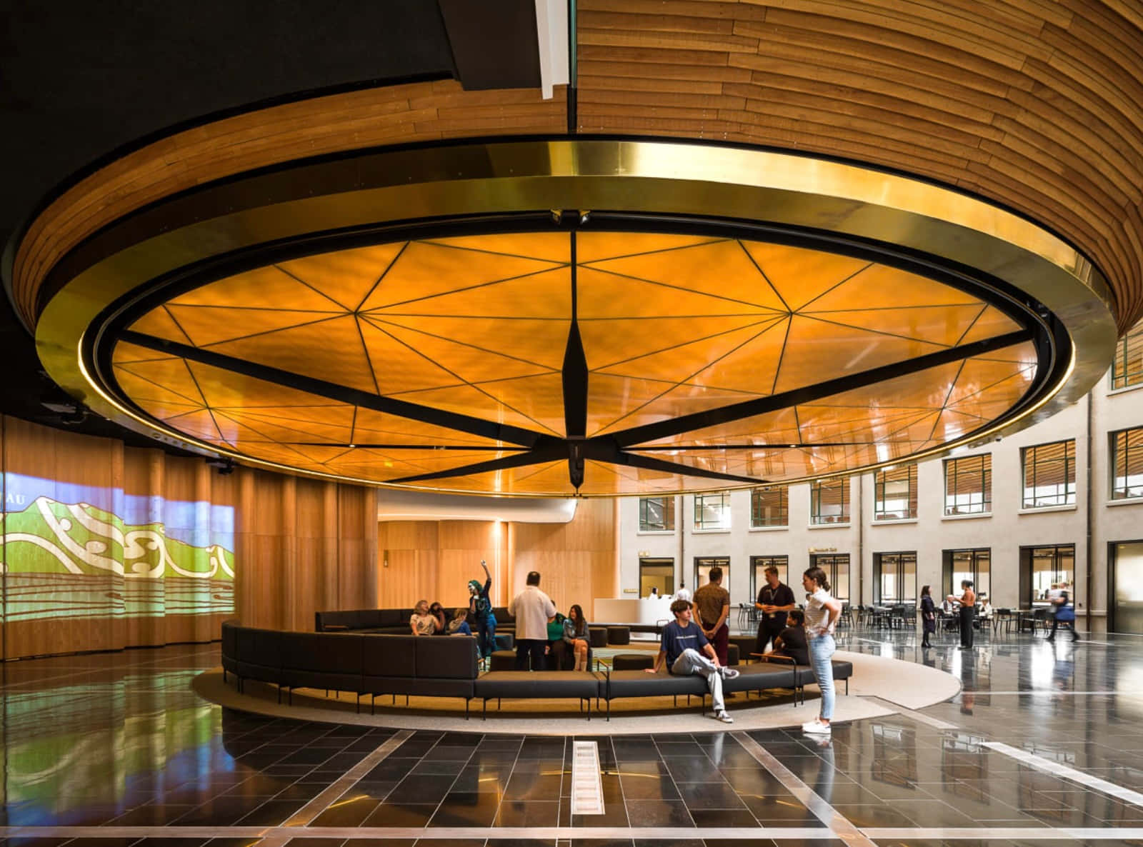 Auckland Museum Grand Lobby Interior Wallpaper