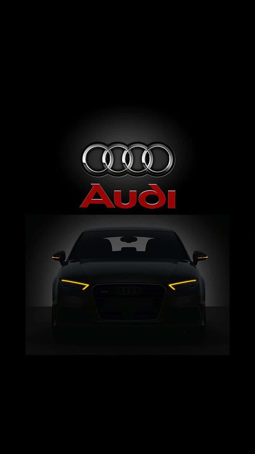 Audi on impressive nighttime landscape