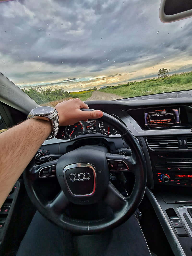 Audi A4 Driver Seat Car Interior Wallpaper