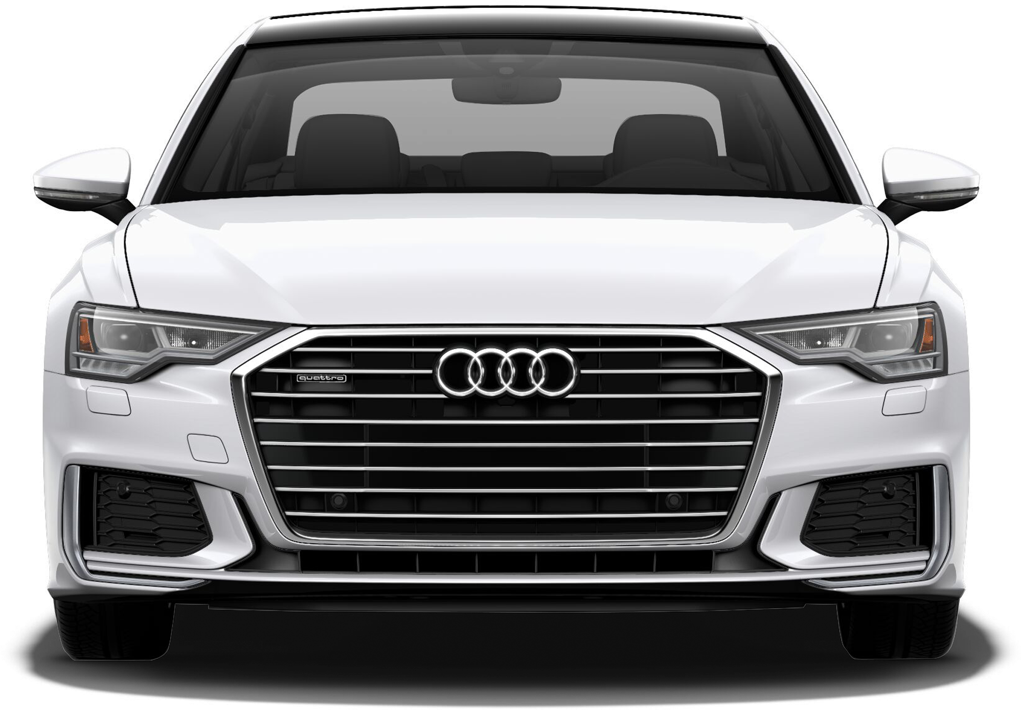 Audi A6 Front View2023 PNG