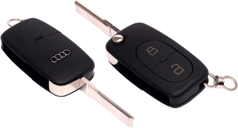 Audi Car Keys Extendedand Folded PNG