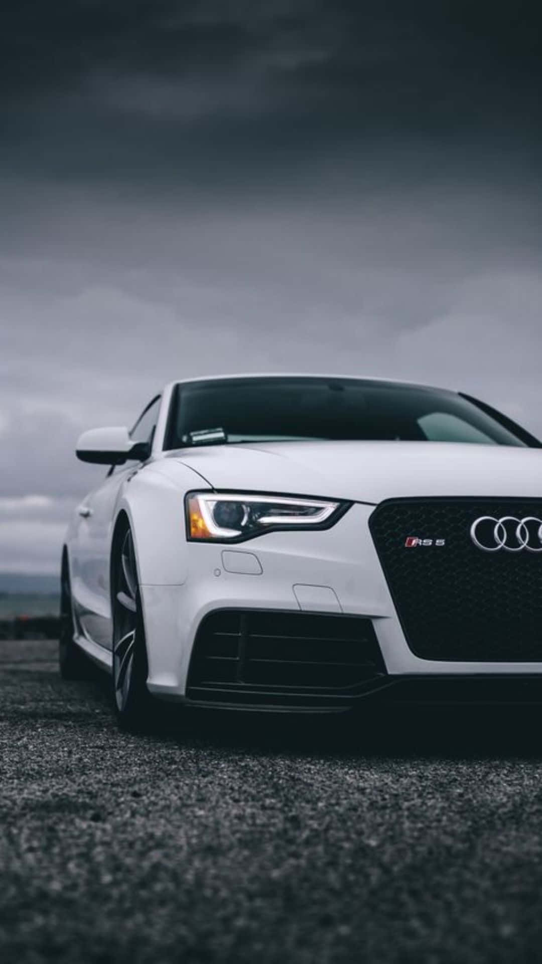 white audi cars wallpapers