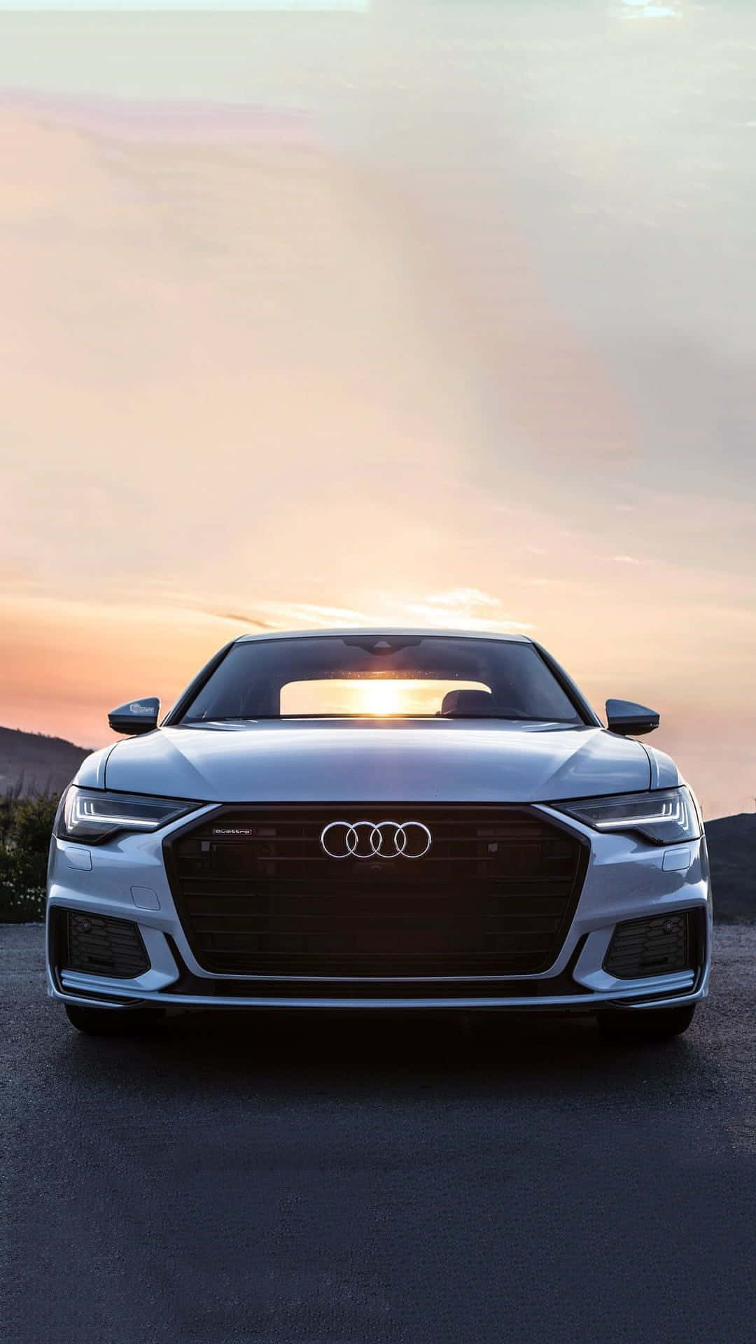 Audi og Apple mødes for at skabe den perfekte luksuriøse iPhone baggrund. Wallpaper