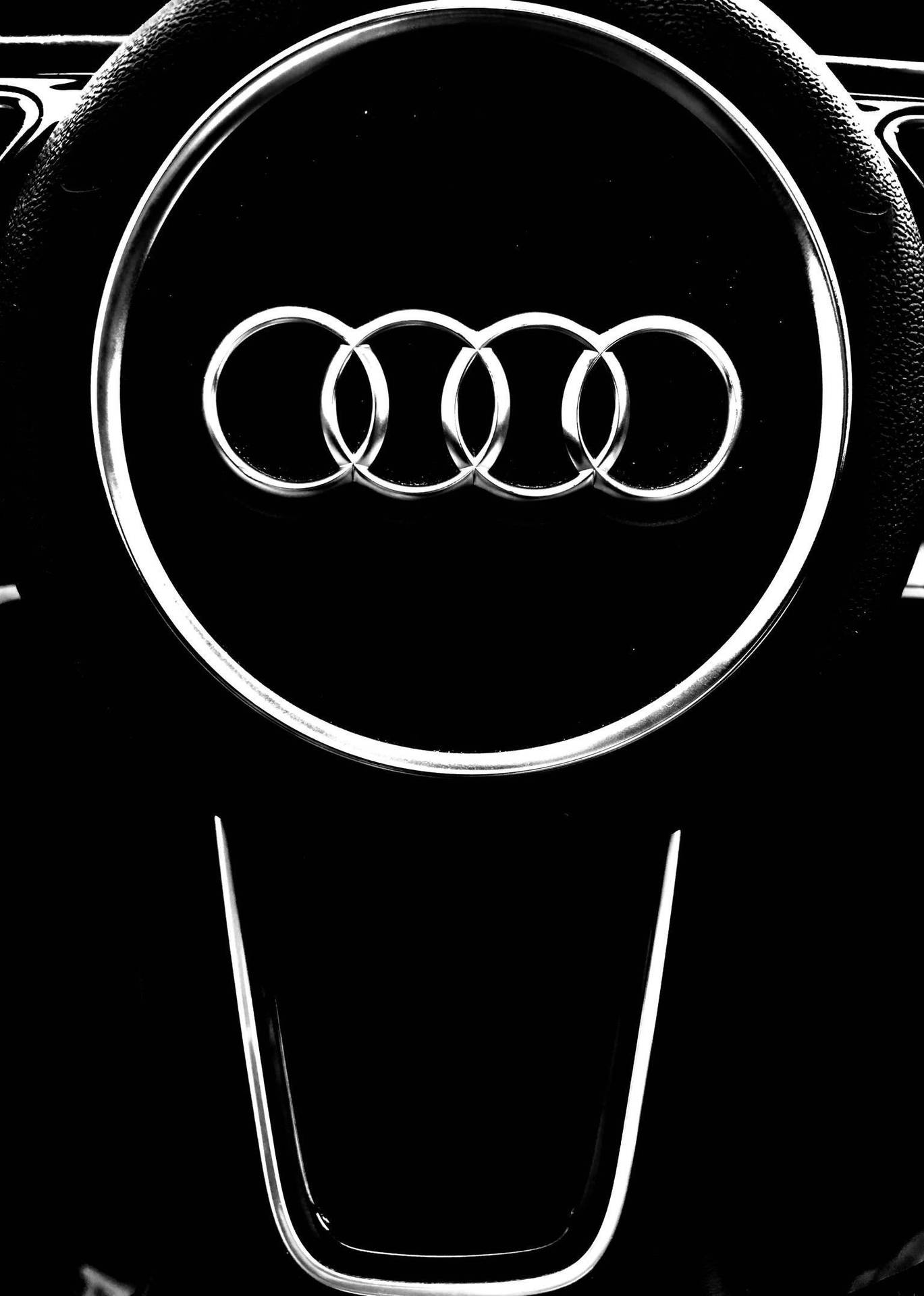 Audi Logo Black Lover Phone Background Wallpaper