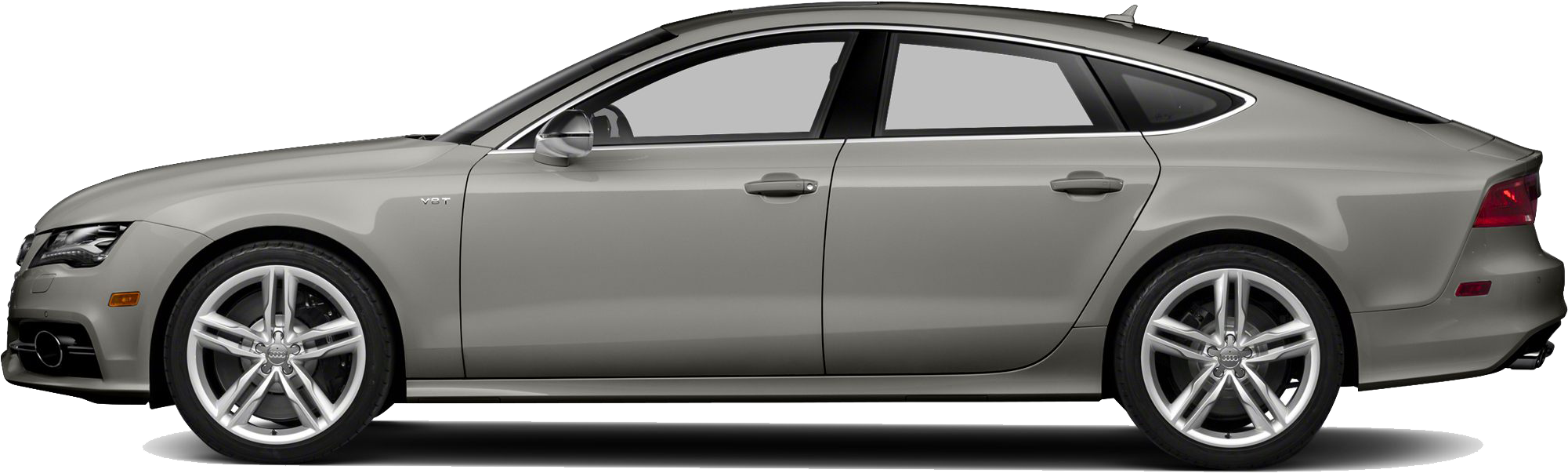 Audi Luxury Sedan Side View PNG