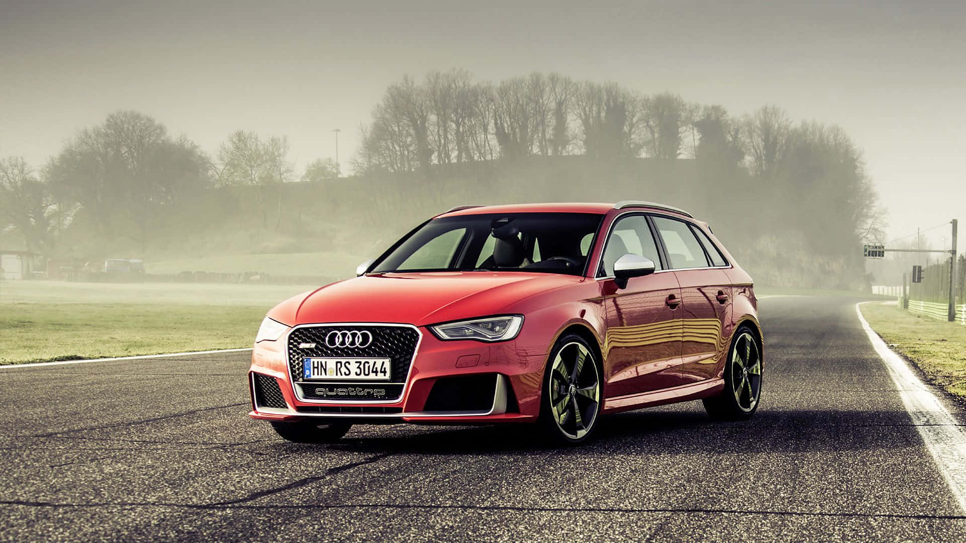 Audi Rs3 - Manifestation of Speed and Luxury Wallpaper