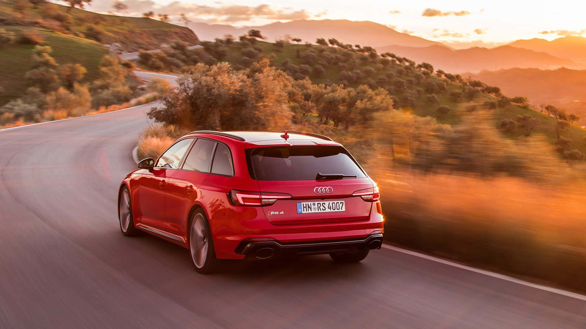 Audi RS4 - Unleash the Power Wallpaper