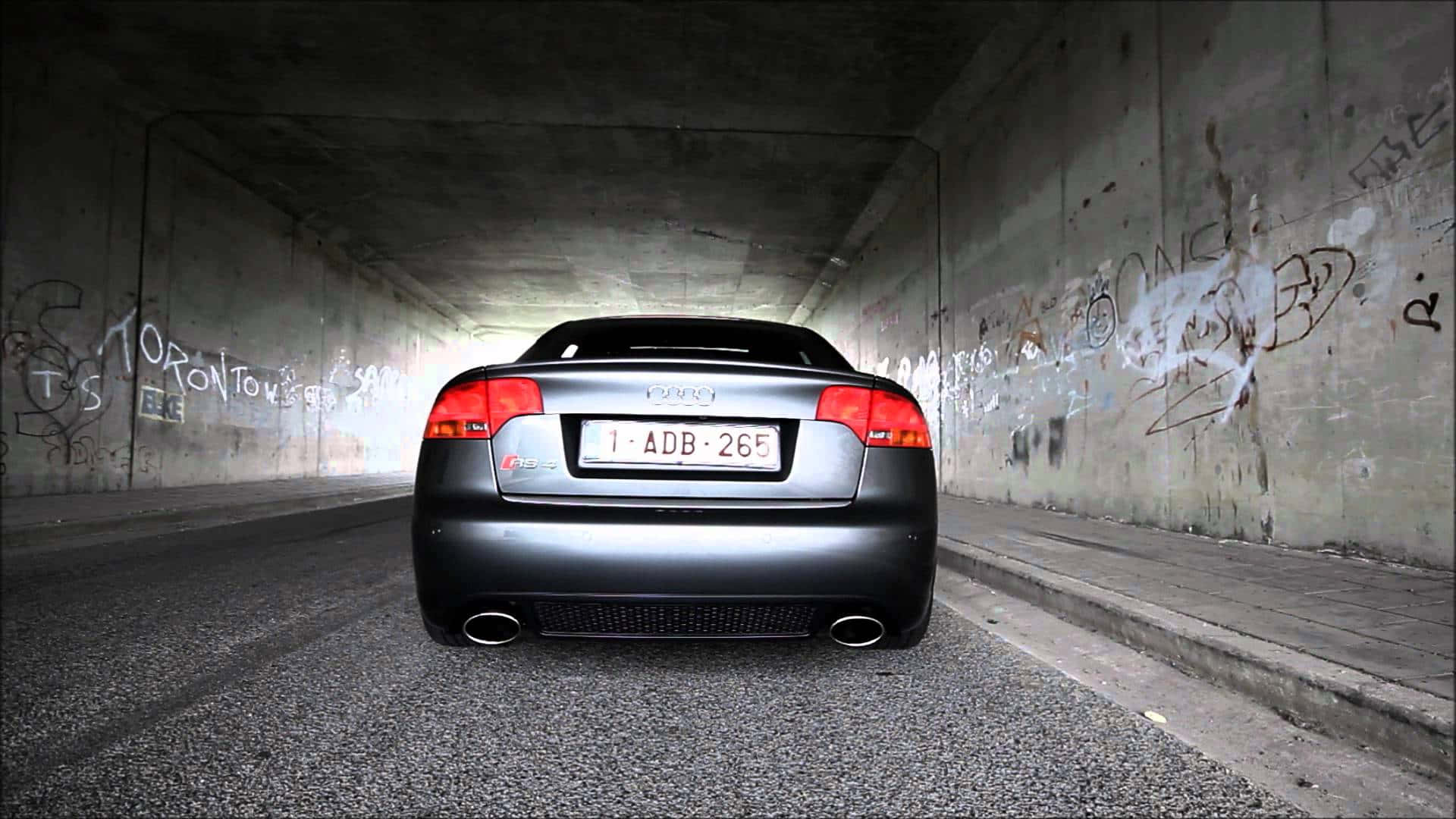 Stunning Audi RS4 in Action Wallpaper