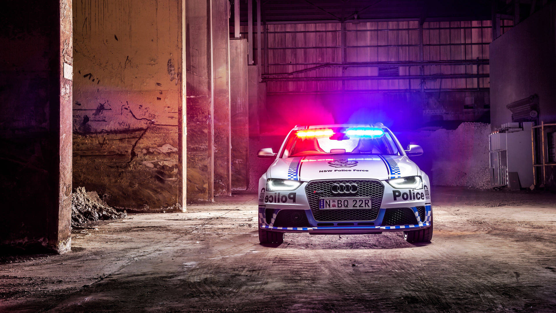 Audi Rs4 Police Car