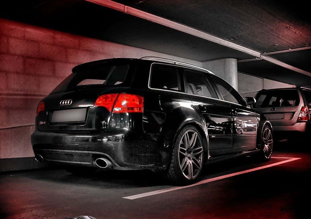 Sleek Audi RS5 in Action Wallpaper