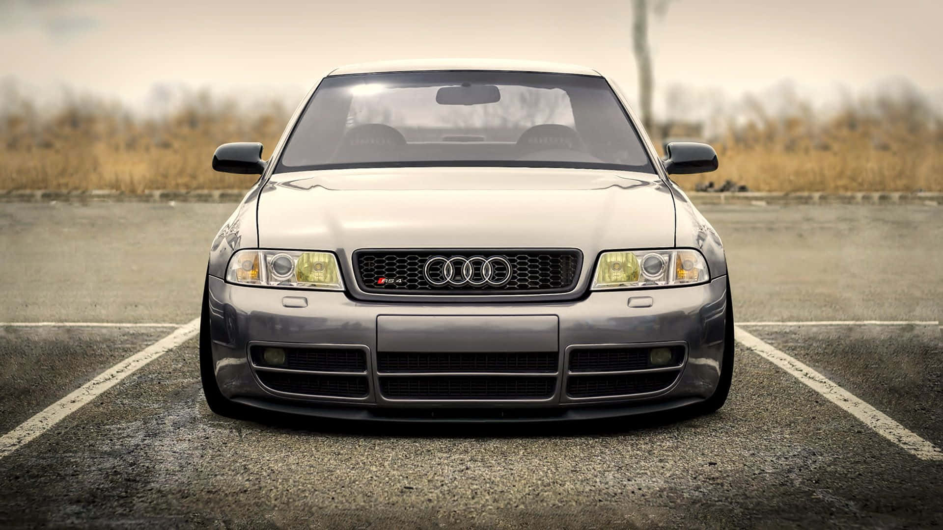 Audi S4 in Action Wallpaper