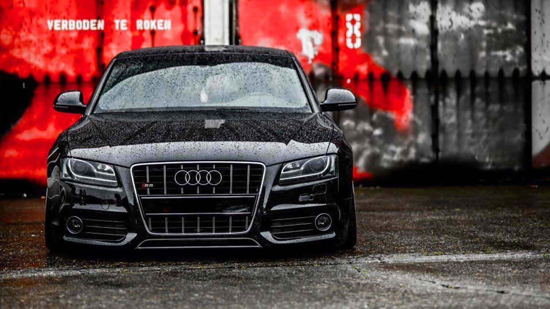 Audi S5 Sports Coupe with Dramatic Scenery Wallpaper