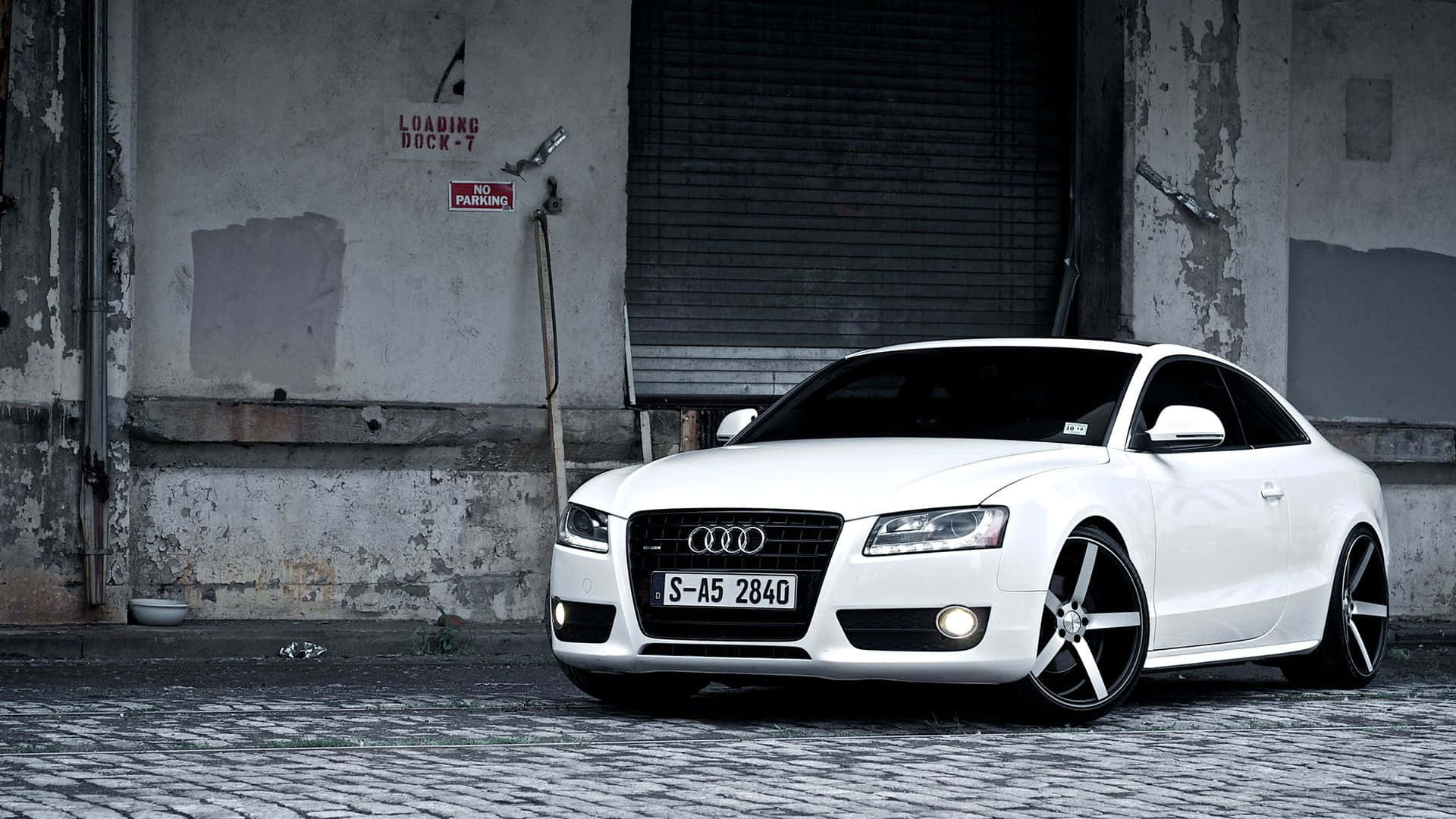 Sleek Audi S5 in Breathtaking Scenery Wallpaper