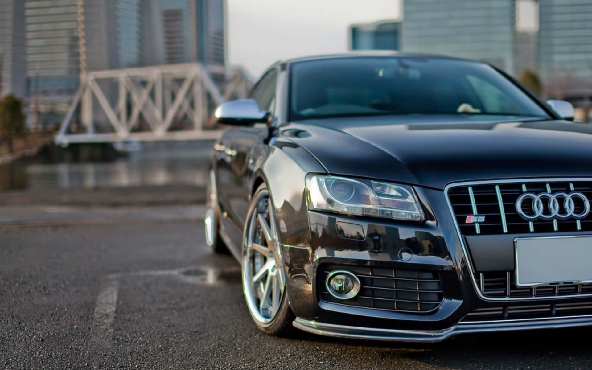 Stunning Audi S5 in Action Wallpaper