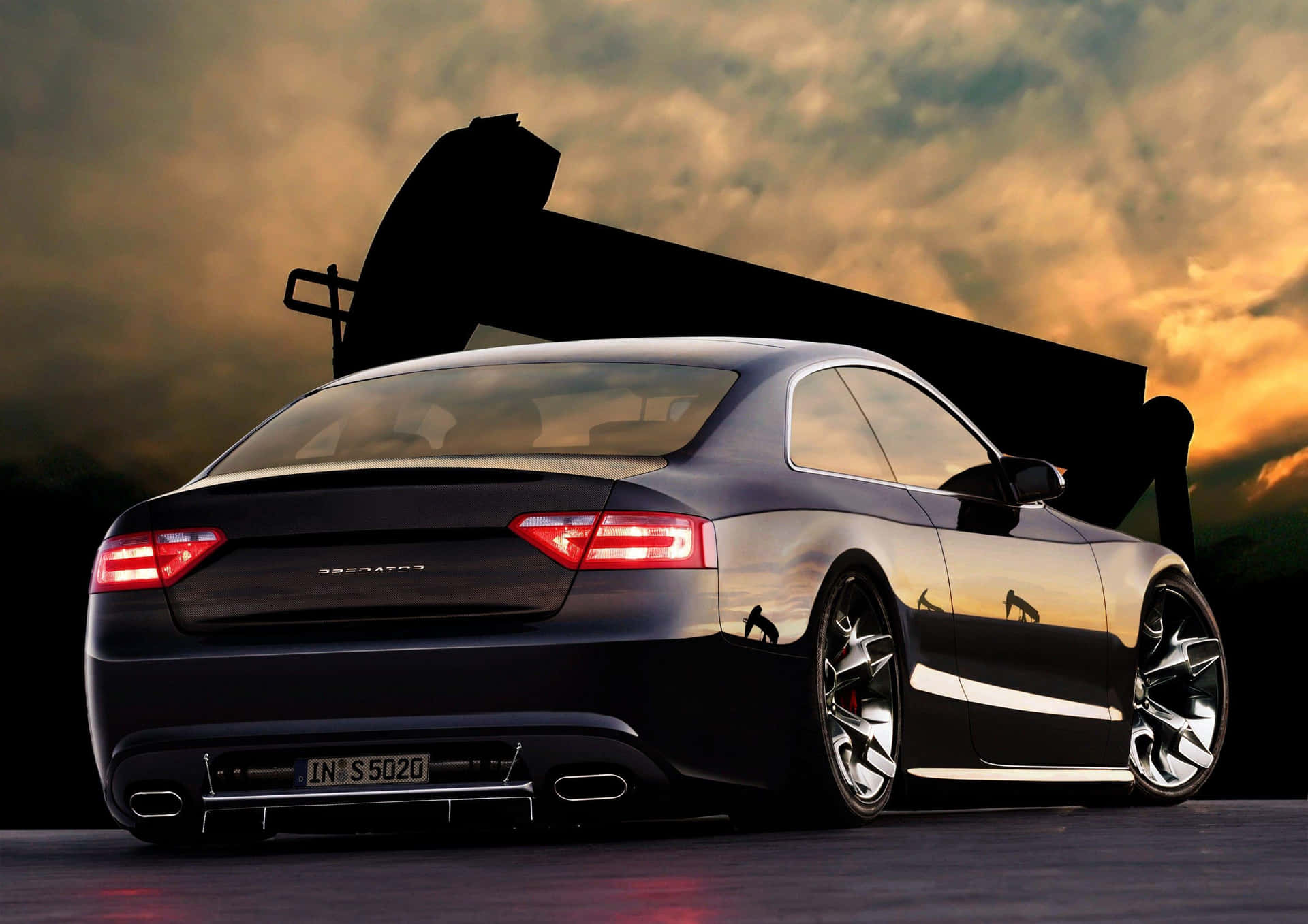Audis6: La Mezcla Perfecta De Lujo Y Rendimiento Fondo de pantalla