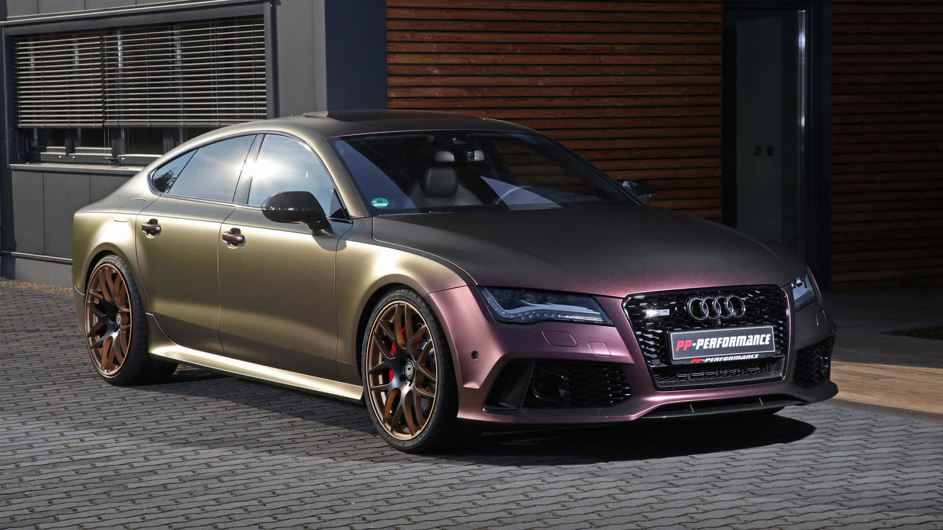 Captivating Audi S7 on the Road Wallpaper