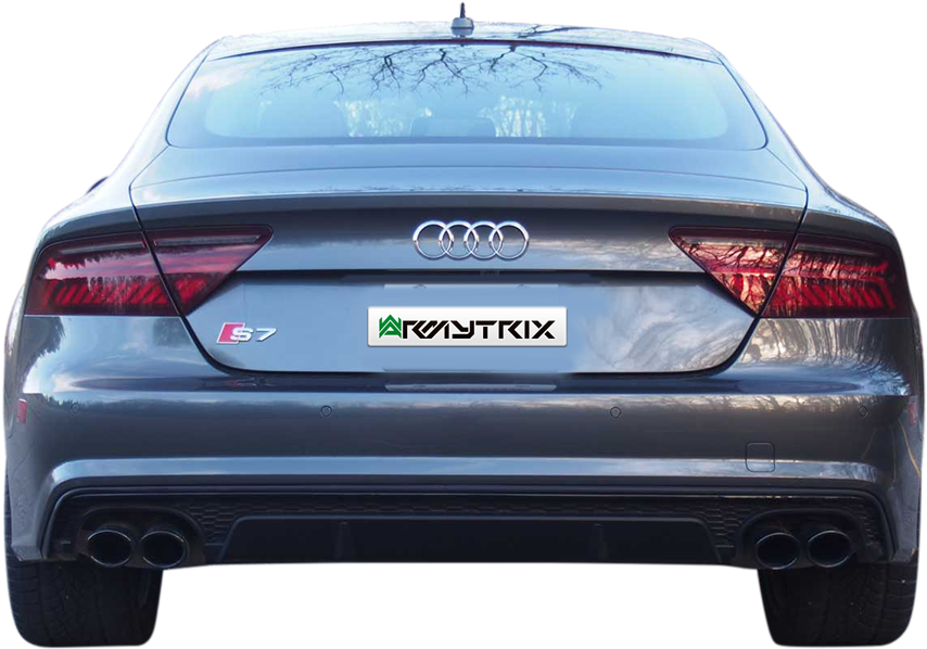 Audi S7 Rear View Car Image PNG