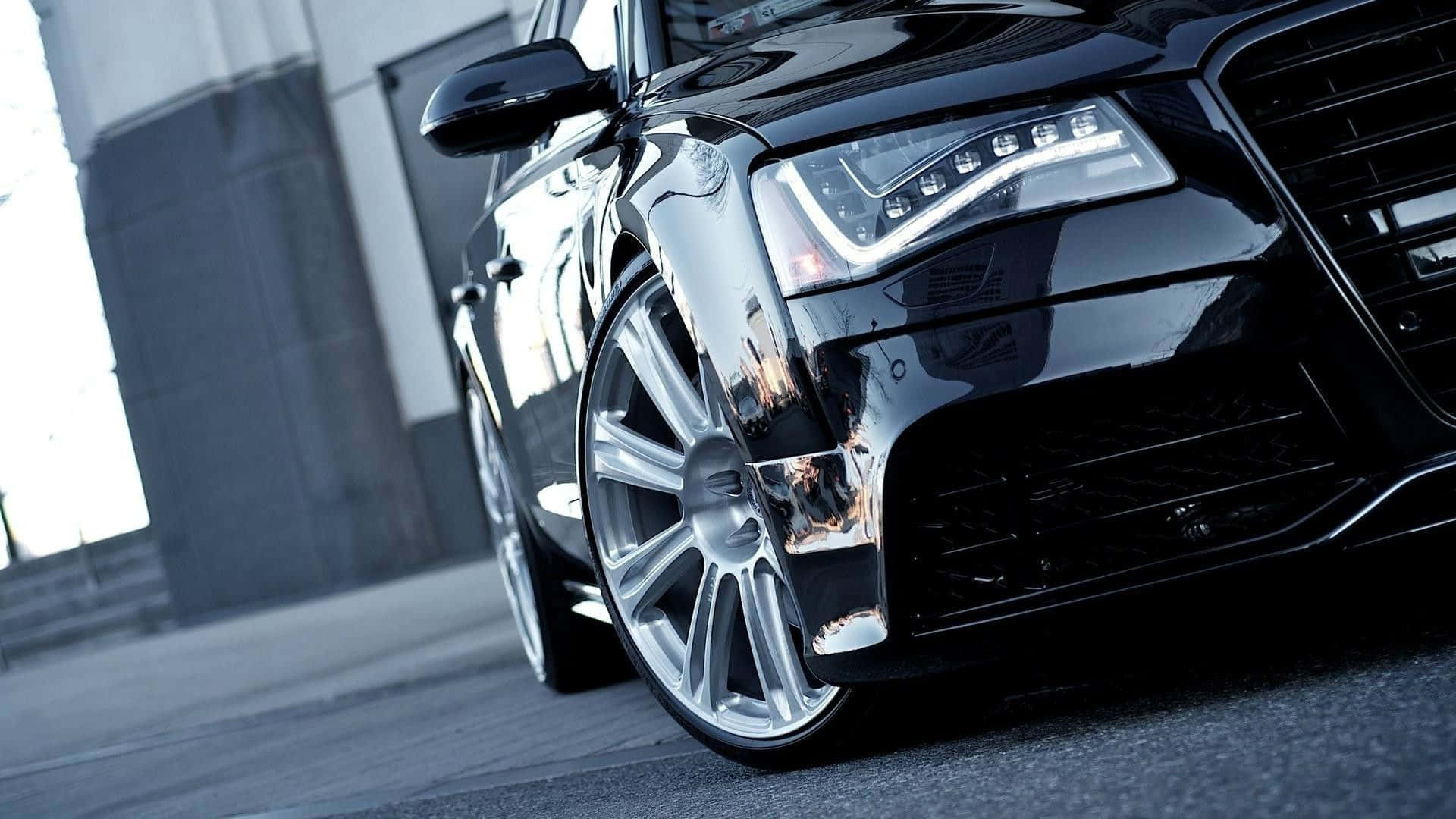 Sleek and Luxurious Audi S8 on the Road Wallpaper