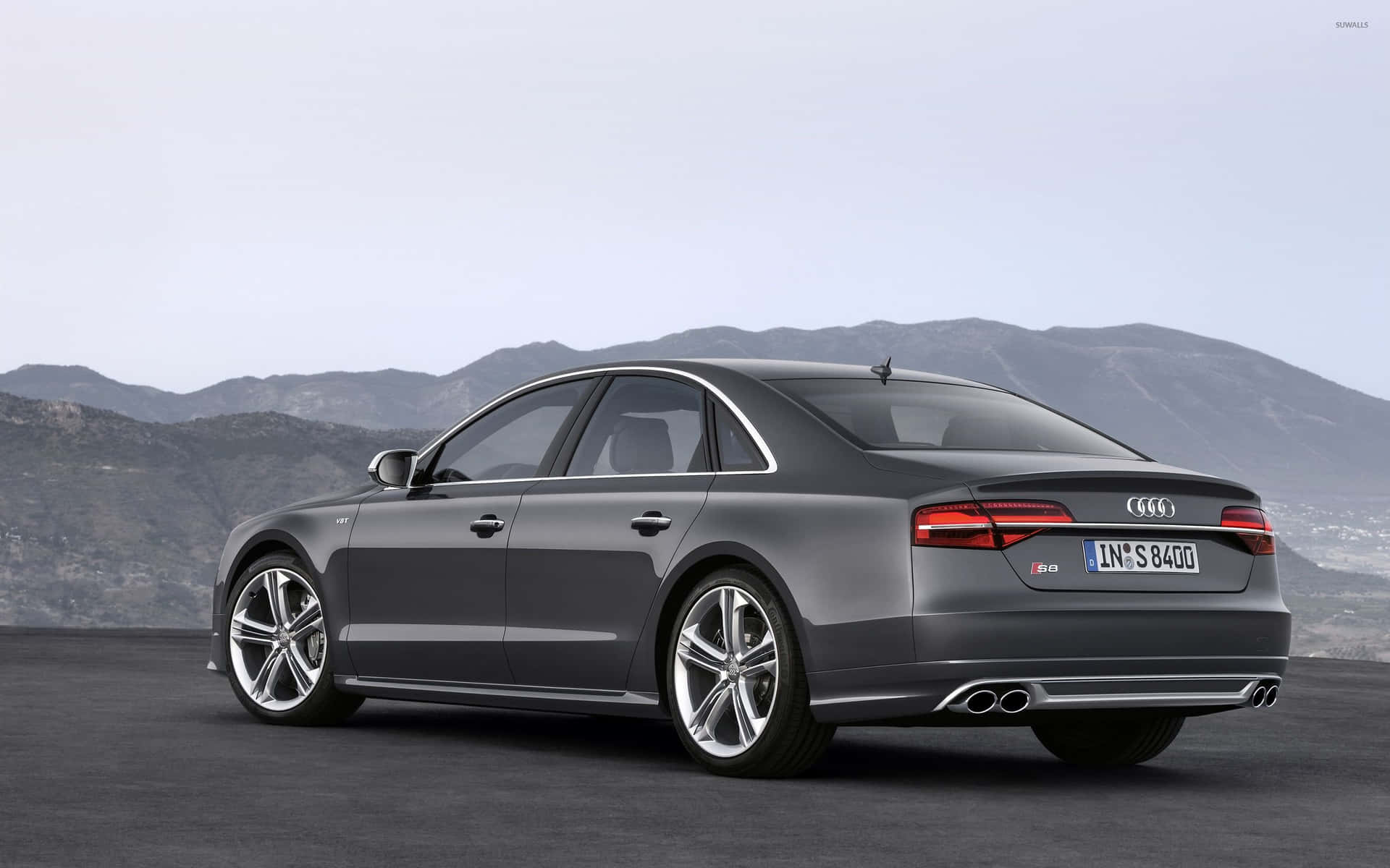 Captivating Audi S8 in Motion Wallpaper