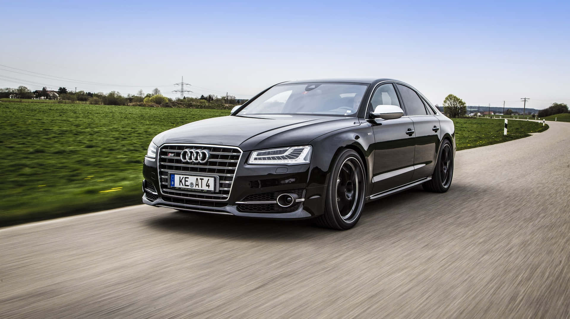 Sleek and Luxurious Audi S8 Wallpaper