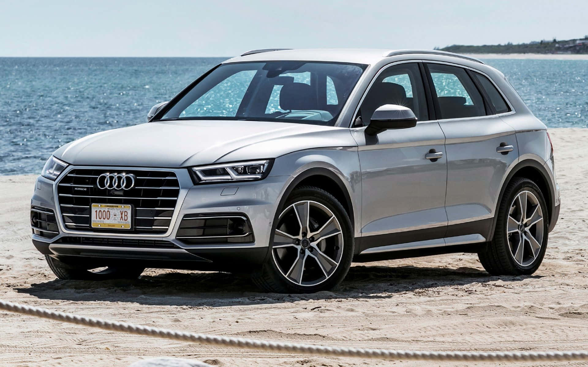 Powerful Audi SQ5 in a Stunning Scenic Location Wallpaper