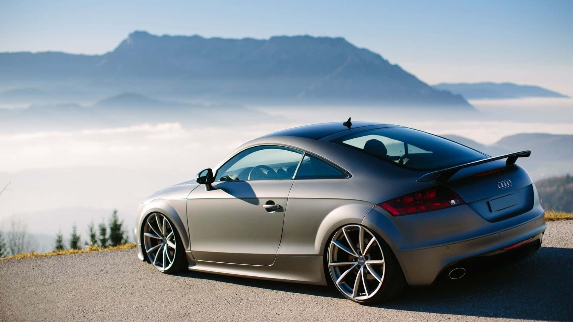 Captivating Audi TT in Scenic Landscape Wallpaper