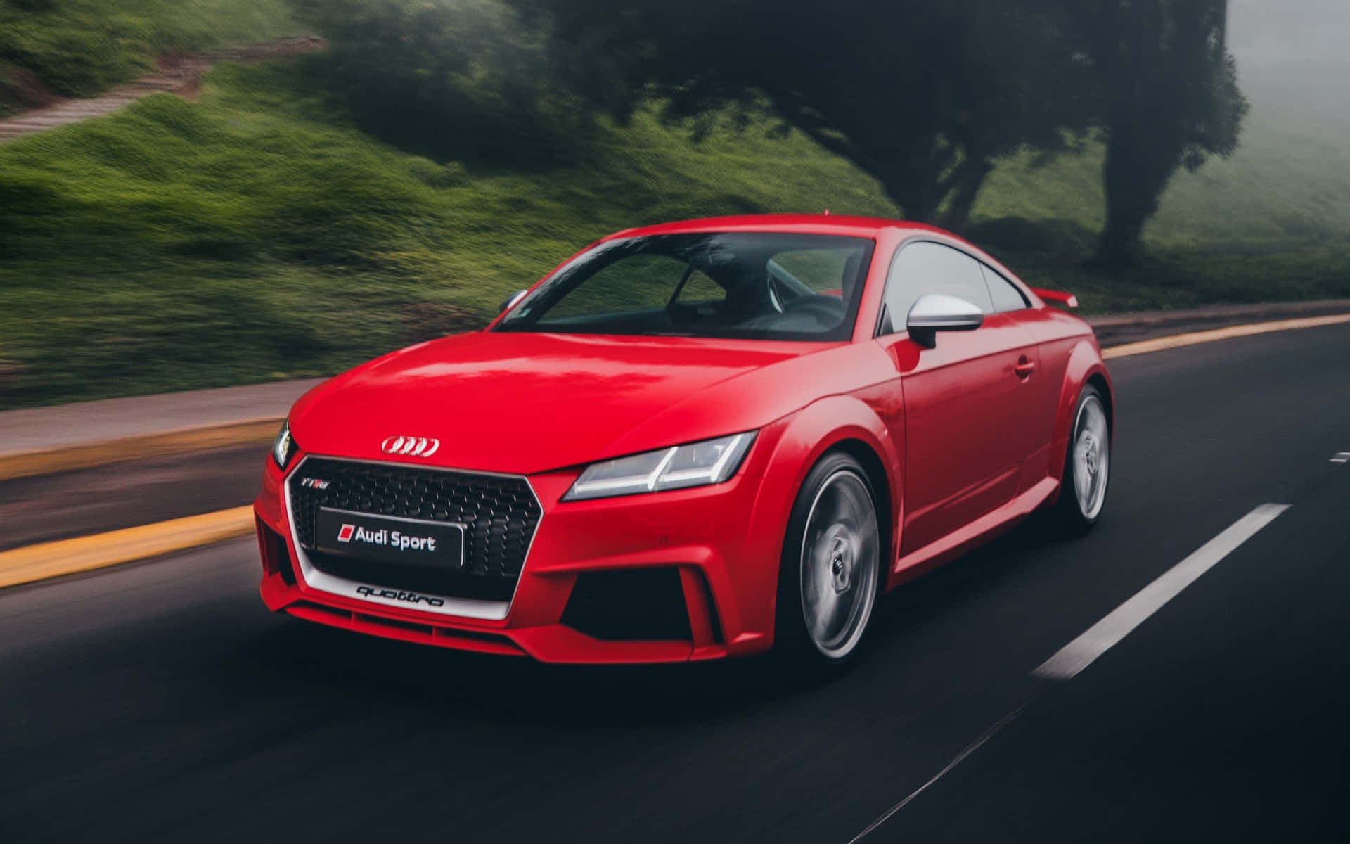 Sleek and stylish Audi TT sports car Wallpaper